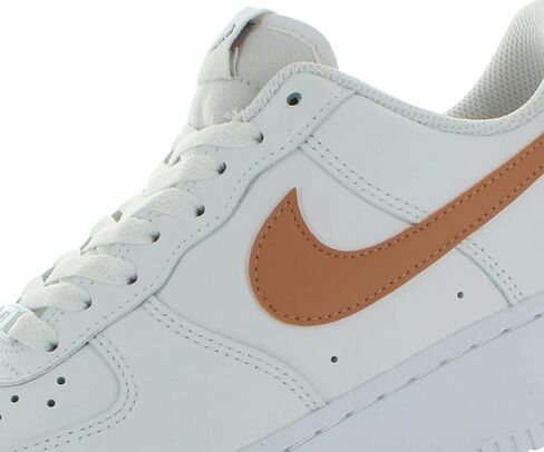 حذاء Nike Air Force 1 '07 Next Nature للنساء (FZ6768-100، أبيض/عاجي شاحب/ذهبي معدني/سبج) مقاس 8 in Saudi Arabia