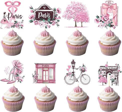 17th Birthday Cupcake Toppers Decorations, 36PCS Road Signs Themed Cupcake Picks Decor Learner Driver Gifts for 17th Bday Decor Supplies in Kuwait