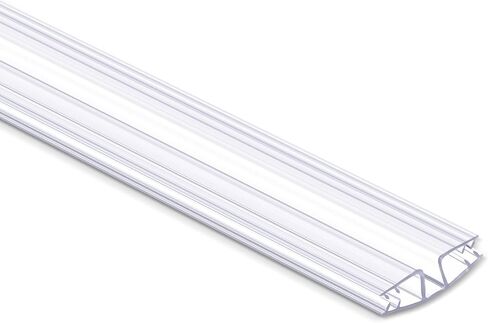1 Pack Living Hinges for Drum Shield Panels Clear Plastic Living Hinge Piano Hinge 48 Inch Golf Cart Windshield Hinge Plastic Hinges in Kuwait
