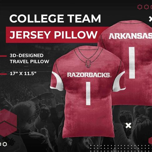 NORTHWEST NCAA Jersey Cloud Pillow - Poly Cotton Blend - Premium Soft Material - Elevate Fandom with Basketball Fan Flair (Indiana Hoosiers - Cardinal) in Saudi Arabia