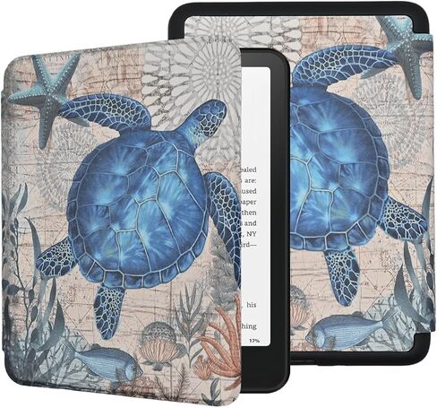 Case for All-New 6" Kindle (11th Generation, 2022 Release), Premium Lightweight PU Leather Book Cover with Auto Wake/Sleep for for 6“ E-Reader, Baseball in Glove in Saudi Arabia