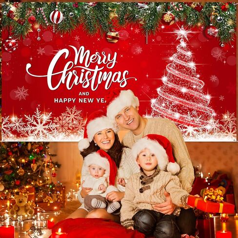 Christmas Backdrop Merry Christmas Party Decoration Christmas Photo Banner Signs Xmas Photography Background Photo Props for Winter New Year Xmas Eve Family Party Decoration Supplies (Nutcracker) in Kuwait