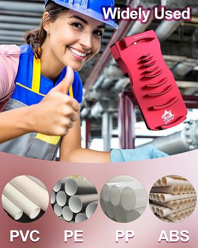 أداة إزالة حواف الأنابيب البلاستيكية 9 في 1، أداة شطب PVC قابلة للتعديل لـ 9 أحجام: أنابيب بلاستيكية من 0.5 بوصة إلى 4 بوصة، مخرطة أنابيب PVC فعالة احترافية لأنابيب SCH40 PVC وCPVC in Saudi Arabia