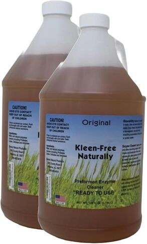Kleen-Free Naturally Enzyme Cleaner, Enzyme Solution, and Multi-Purpose Cleaner, Laundry Additive and More -Unscented -128oz in Saudi Arabia