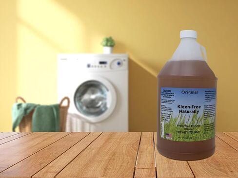 Kleen-Free Naturally Enzyme Cleaner, Enzyme Solution, and Multi-Purpose Cleaner, Laundry Additive and More -Unscented -128oz in Saudi Arabia