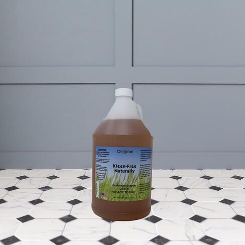 Kleen-Free Naturally Enzyme Cleaner, Enzyme Solution, and Multi-Purpose Cleaner, Laundry Additive and More -Unscented -128oz in Saudi Arabia