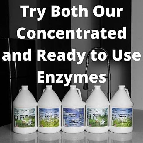 Kleen-Free Naturally Enzyme Cleaner, Enzyme Solution, and Multi-Purpose Cleaner, Laundry Additive and More -Unscented -128oz in Saudi Arabia