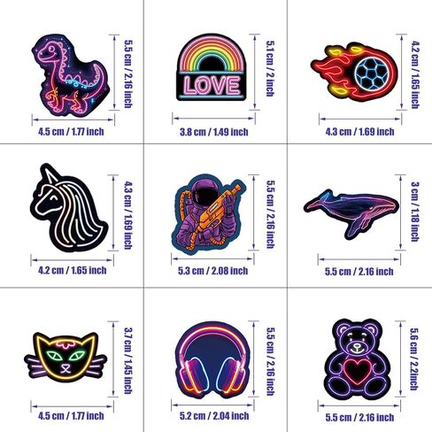 Water Bottle Stickers 300 Pcs Cute Cool Neon Sticker Packs, Classroom Rewards Prizes for Kids, Waterproof Vinyl Stickers for Water Bottles Laptop Scrapbooking Skateboard Journal Guitar Suitcase etc in Saudi Arabia