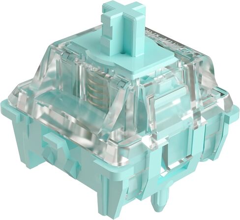 مفاتيح لوحة المفاتيح Gateron المغناطيسية اليشم، مسبقة التشحيم، لوحات مفاتيح 120gf، متوافقة مع RGB LED، إعداد مفاتيح مفاتيح ما قبل السفر بحرية للوحة المفاتيح الميكانيكية MX مناسبة (90 قطعة) in Kuwait