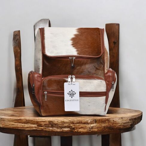 Womens Cowwhide Bagpack Bagpack Casure Diaper Bag Print Print Bag Patchwork Pattern Pattern Backpack Weekender Counter Bag in Kuwait