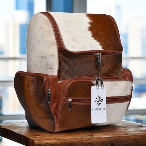 Womens Cowwhide Bagpack Bagpack Casure Diaper Bag Print Print Bag Patchwork Pattern Pattern Backpack Weekender Counter Bag in Kuwait