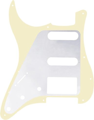 Banworks 3 Ply Strat HSS Pickguard 11-Hole Electric Guitar Pickguard SSH Scratch Plate for USA/Mexican Fender Modern Style Standard Stratocaster ST JT/HB-02 Vintage Green in Kuwait