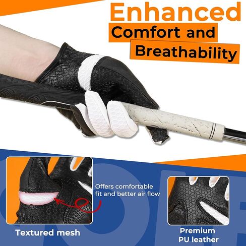 HANDLANDY Youth Golf Glove, Left Hand Kids Golf Gloves for Junior Toddler Boys Girls in Kuwait