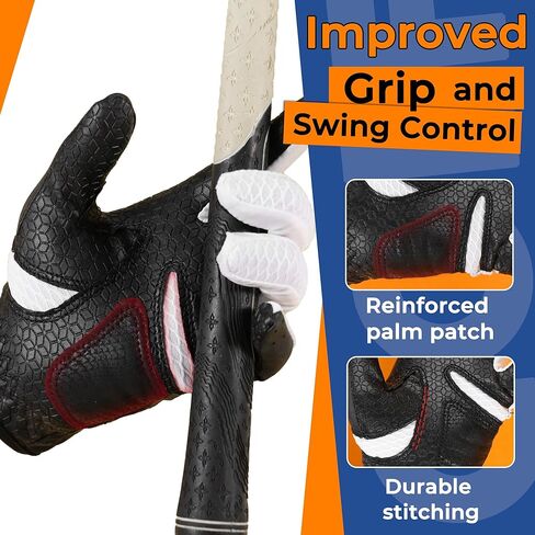 HANDLANDY Youth Golf Glove, Left Hand Kids Golf Gloves for Junior Toddler Boys Girls in Kuwait