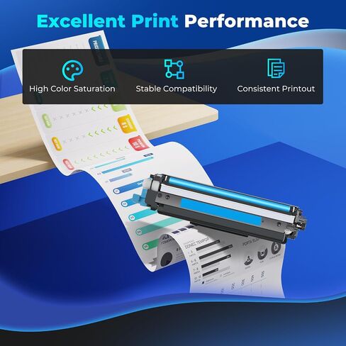 TN227 TN-227 Toner Cartridges 4Pack HL-L3210CW HL-L3270CDW HL-L3230CDW Compatible for Brother TN227 Toner Cartridges Combo Pack Compatible for HL-L3290CDW MFC-L3710CW MFC-L3770CDW HL-L3230CDN Printer in Saudi Arabia
