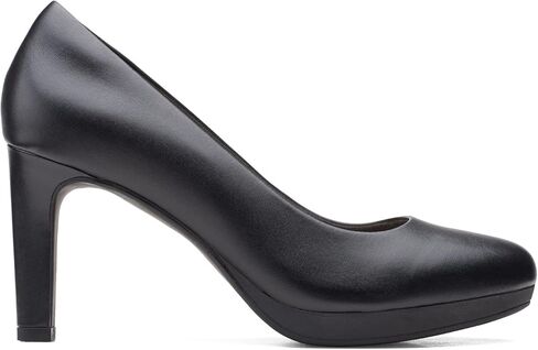 Clarks Women's Ambyr Joy Pump, Navy Leather, 7.5 Wide in Kuwait