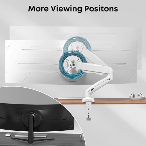 PUTORSEN VESA Adapter Plate Bracket - for Samsung Odyssey G9, Neo G9, CRG9, CHG9, CHG90 Monitors, VESA 100x100, Black, Adapter-MP03 in Saudi Arabia