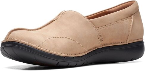 Clarks Women's, Un Loop Stride Slip-On Black Leather in Kuwait