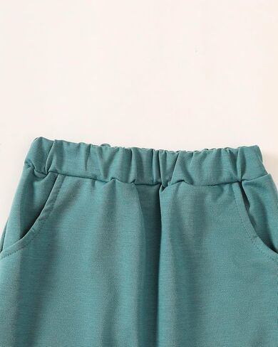 ملابس للأطفال الصغار الأولاد ملابس طويلة الأكمام بقلنسوة وبلوزات وسراويل طقم ملابس للأولاد ملابس الخريف والشتاء والربيع in Kuwait