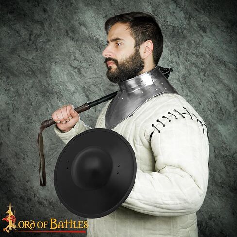 Lord of Battles Late Medieval Steel Buckler Archers Combat Buckler Shield Handmade Medieval Fencing Buckler Shield in Kuwait