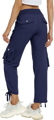 MoFiz Women's Plus Size Cargo Pants Casual Hiking Pants Lightweight Quick Dry Summer Pants for Women in Kuwait