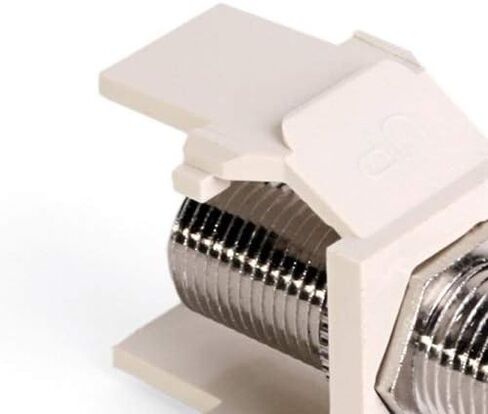 Leviton 41084-BEF BNC QuickPort Adapter, Nickel-Plated, Black in Kuwait