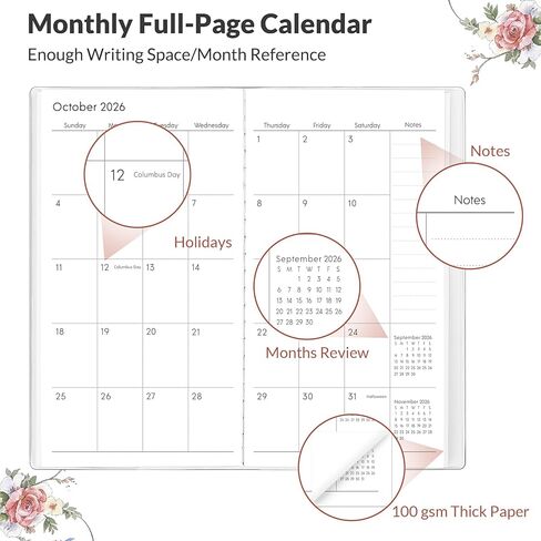 تقويم جيب فيايكسين 2025-2027 ، مخطط جيب لمدة عامين - يمتد من يوليو 2025 حتى ديسمبر 2027 ، مخطط صغير الحجم - 6.7 "× 3.7" ، تقويم صغير لسهولة التنظيم ، السماء in Kuwait