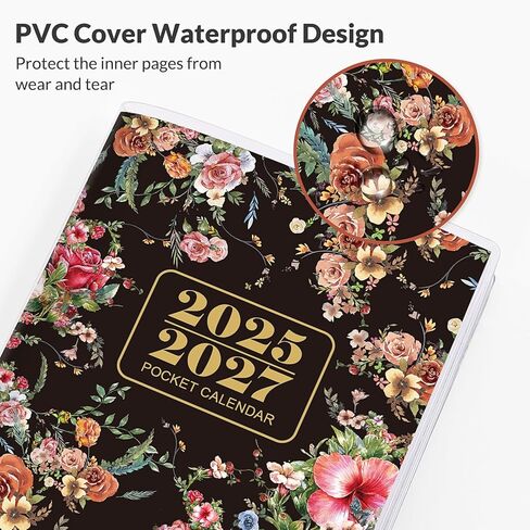 تقويم جيب فيايكسين 2025-2027 ، مخطط جيب لمدة عامين - يمتد من يوليو 2025 حتى ديسمبر 2027 ، مخطط صغير الحجم - 6.7 "× 3.7" ، تقويم صغير لسهولة التنظيم ، السماء in Kuwait