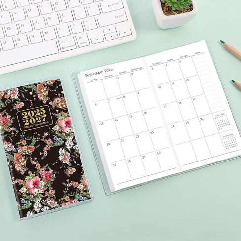 تقويم جيب فيايكسين 2025-2027 ، مخطط جيب لمدة عامين - يمتد من يوليو 2025 حتى ديسمبر 2027 ، مخطط صغير الحجم - 6.7 "× 3.7" ، تقويم صغير لسهولة التنظيم ، السماء in Kuwait