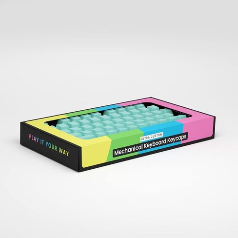 Pwnage Ultra Custom Cherry-Profile PBT Keycap Set for 60%, 65%, 68% 75%,100% keyboard Size - Double Shot PBT Non Shine Through Keyboard Keycaps - Gradient Gray in Saudi Arabia