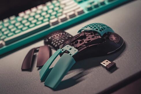 Pwnage Ultra Custom Cherry-Profile PBT Keycap Set for 60%, 65%, 68% 75%,100% keyboard Size - Double Shot PBT Non Shine Through Keyboard Keycaps - Gradient Gray in Saudi Arabia