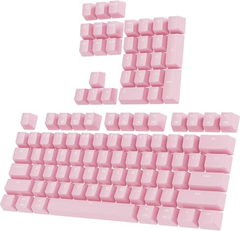 Pwnage Ultra Custom Cherry-Profile PBT Keycap Set for 60%, 65%, 68% 75%,100% keyboard Size - Double Shot PBT Non Shine Through Keyboard Keycaps - Gradient Gray in Saudi Arabia