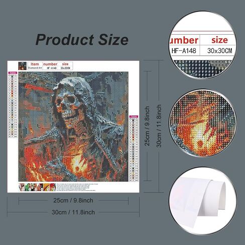 hill froeistung Ghost Diamond Painting Kits for Adults,Forest Diamond Art for Beginners, 5D DIY Full Drill Round Gem Art Craft Home Wall Decor Gift 12x12 inch in Saudi Arabia