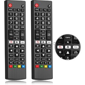 Rimous Remote Compatible with LG TV Remote Control (All Models) for All LG Smart TV LCD LED 3D AKB75375604 AKB75095307 AKB75675304, Remote Control for LG TV Remote Wr Holder & Battery in Saudi Arabia