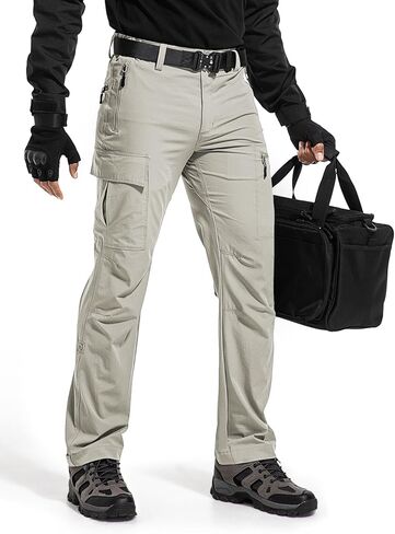 Wespornow Men's-Haking-Pants خفيفة الوزن مقاومة للماء السراويل الجافة في الهواء الطلق لصيد الأسماك التخييم in Kuwait
