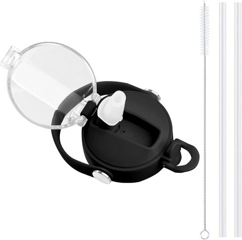 SENDESTAR Straw Lid for Hydroflask Wide Mouth Water Bottle with 12,16,18,20,24,32,40,64 oz, Auto Flip Straw Top Cap fit Most Wide Mouth Bottles, Sports Cap Water Bottle Accessories Top Replacement in Saudi Arabia