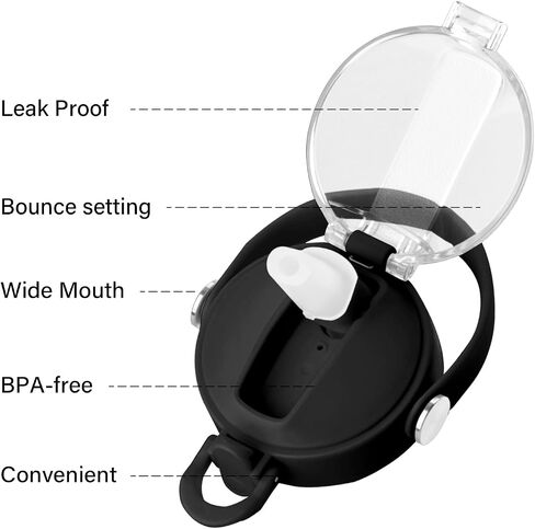 SENDESTAR Straw Lid for Hydroflask Wide Mouth Water Bottle with 12,16,18,20,24,32,40,64 oz, Auto Flip Straw Top Cap fit Most Wide Mouth Bottles, Sports Cap Water Bottle Accessories Top Replacement in Saudi Arabia
