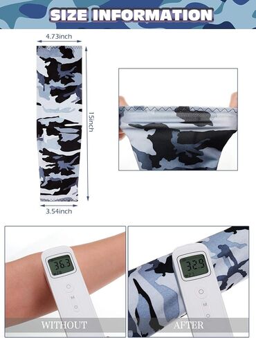 Hicarer 10 Pairs Sun Protection Arm Sleeves Cooling Sports Compression Athletic Sleeves for Basketball Running Cycling Golfing (Chic Color) in Saudi Arabia