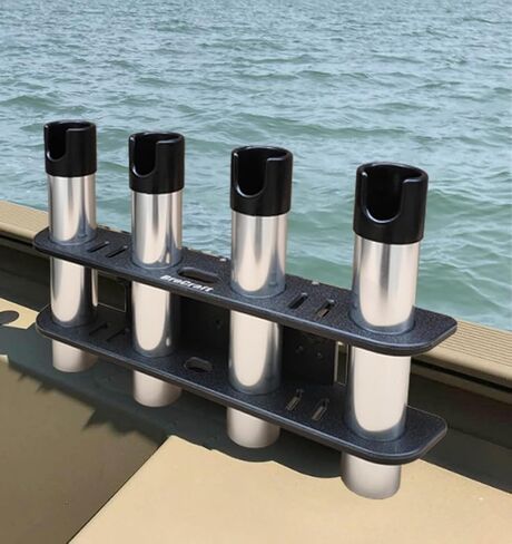 Brocraft 3 Rods Storage For 90 Degree Boat Track System/Lund Sport Track Rod Holder/Versatrack Track Rod Holder in Saudi Arabia