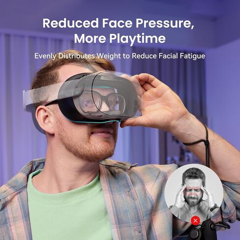 واجهة الوجه V4 بتصميم KIWI، وسادتان للوجه متوافقة مع Quest 3S، غير متوافقة مع Meta Quest 3 in Kuwait