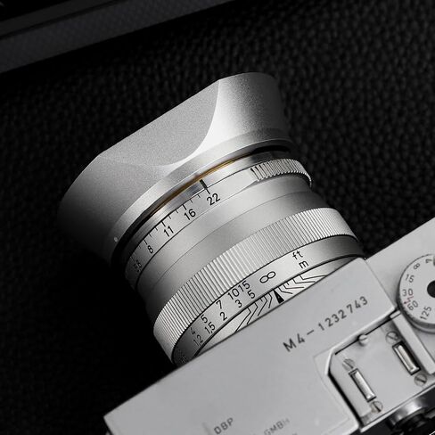 Haoge Square Metal Lens Hood for Voigtlander NOKTON 35mm f1.4, 40mm f1.4, 50mm f1.5 Aspherical II 28mm F1.5 VM Lens,Carl Zeiss Biogon T* 35mm f2 35mm f2.8 ZM, Planar T* 2/50 50mm f2 ZM in Saudi Arabia