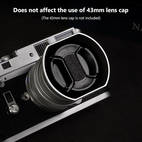Haoge Square Metal Lens Hood for Voigtlander NOKTON 35mm f1.4, 40mm f1.4, 50mm f1.5 Aspherical II 28mm F1.5 VM Lens,Carl Zeiss Biogon T* 35mm f2 35mm f2.8 ZM, Planar T* 2/50 50mm f2 ZM in Saudi Arabia