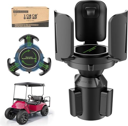 10L0L Golf Cart Heater Propane Cup Holder (NOT Heater Included) for EZGO for Club Car for Yamaha, Replacement Drink Holder Loading for 16.4 oz Portable Propane Heater Camping Gas Cylinder in Saudi Arabia