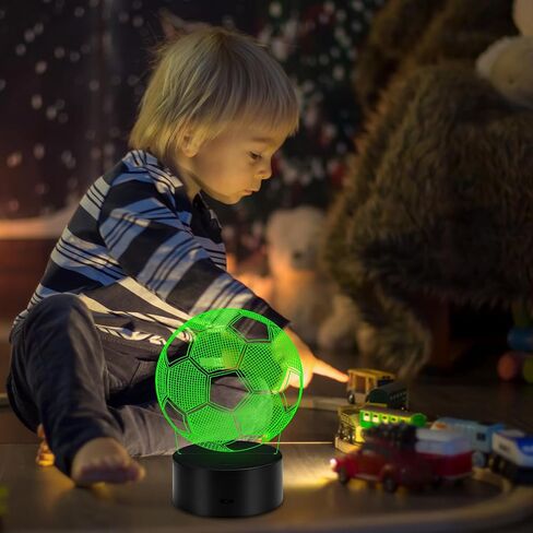 Basketball Gift Funny 3D Illusion Lamp with Remote & Touch Control 16 Color Changing Decorative Light for Bedroom, Sport Fan in Saudi Arabia