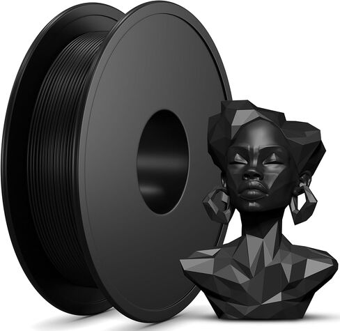 EndlessFilament PLA Filament Black 500g(1.1lbs) - 3D Printer Filament - 1.75mm 3D Printing Filament - Fits Most FDM 3D Printers - Durable 1.75 mm Filamanet with Dimensional Accuracy +/- 0.02 mm in Saudi Arabia