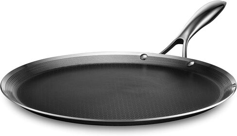 HexClad Hybrid Nonstick Double Burner Griddle, Compatible with All Cooktops, Oven-Safe up to 500ºF, Metal-Utensil Safe in Saudi Arabia