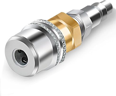 حزمة Air Chuck 2 ، قفل تدفق مغلق ثقيل على تشاك الإطارات مع 1/4 '' npt لاتصال Quick Connec in Kuwait