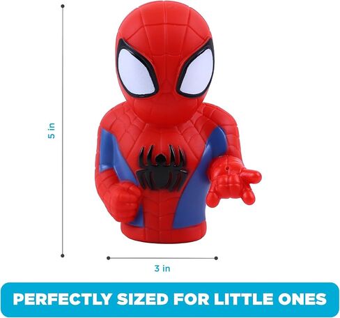 Marvel Spidey & Friends - مجموعة دلو من 5 قطع حمام - ألعاب الحمام للأطفال والأطفال الصغار - تشمل دلو منظم - ألعاب ماء حمام المتجر in Kuwait