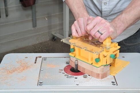 Microjig GRR-Ripper Pro-Ultimate 3D pushblock للسلامة والدقة والتحكم | نظام القوة 3-توجيه | يتضمن مجموعة Syferip | مثالي لمشاهدة الطاولة ، جدول التوجيه والمزيد ، GR-200PRO ، الأصفر in Kuwait