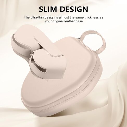 غطاء حافظة Maxjoy لهاتف Apple Airpods Max الذكي، ملحقات غطاء حماية من جلد البولي يوريثان الناعم لجهاز Airpod Max مع وضع النوم، حقيبة حمل مضادة للغبار لسماعات Airpods Pro Max، أسود in Kuwait